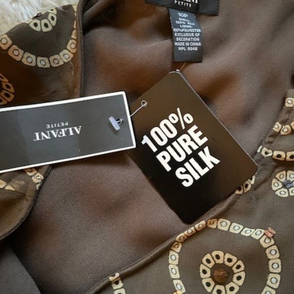 Alfani Silk Ruffled Tiered Skirt with Sequins - Picture 4 of 5